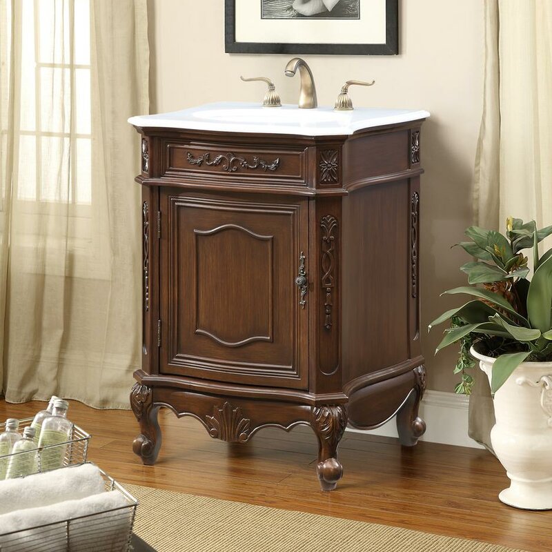 Astoria Grand Schubert 24" Single Bathroom Vanity Set & Reviews